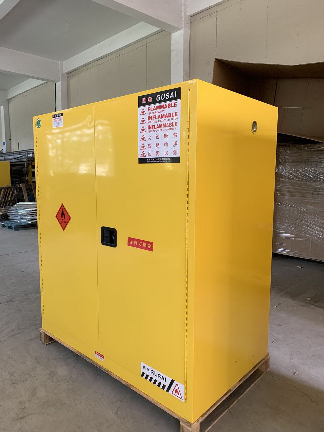 GS89000Y防火防爆柜用于工厂及实验室危险品存放苏州厂送货