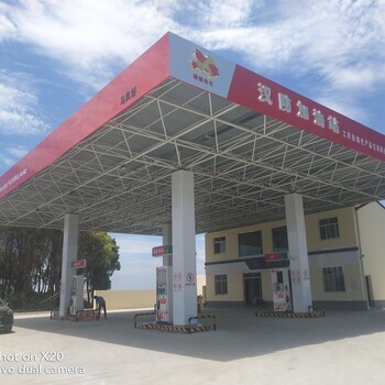 江苏南通供应加油站网架规格,加油站网架厂家