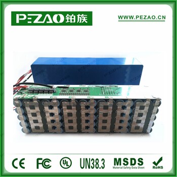 铂族电池72V8.8Ah锂电池组/电动车电池组/18650锂电池/动力电池组