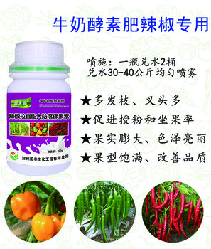 辣椒拉直膨大防落保果素-辣椒肥