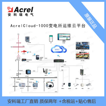 安科瑞变电站综合自动化系统Acrel1000电力运维110KV用户变电站
