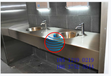 杭州学校用不锈钢洗手槽池小便斗厂家订做安装