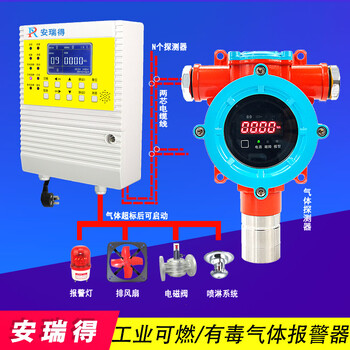 壁挂式冷库机房氨气报警器液氨气体泄漏探测仪