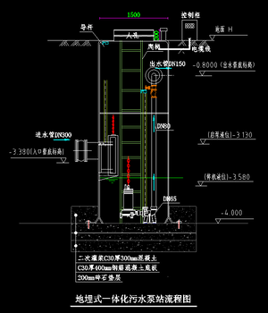 宇开隆一体化提升泵站,通化一体化预制泵站性能可靠