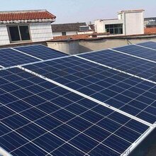 单晶太阳能电池板光伏发电板离网发电图片