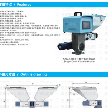 东莞市单色计量式色母机、双色计量式色母机、计量式色母机