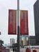 深圳灯杆广告安装创文路不锈钢灯旗找图美广告