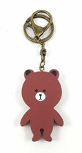 生产可爱小熊钥匙扣定制金属包包挂件批发精品钥匙扣生产