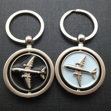 金属飞机钥匙定制飞机钥匙扣制作飞机创意礼品金属钥匙链