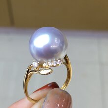 批发海水珍珠戒指广东深圳罗湖珠宝商南洋海水珍珠图片
