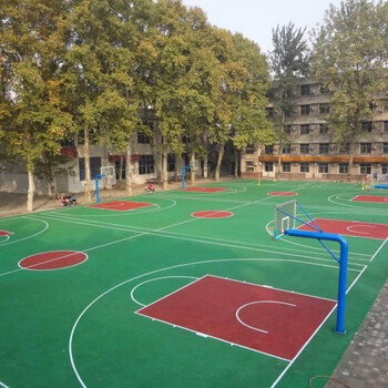 深圳硅PU球场施工-篮球场硅PU建设-各类球场施工工程-施工