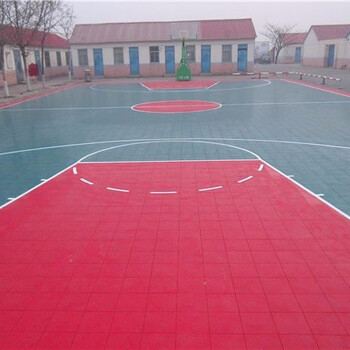 悬浮地板拼装-篮球场建设工程-深圳悬浮地板厂家-施工-长期