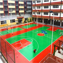 深圳學校球場工程建設-硅PU丙烯酸施工-球場草坪鋪設工程