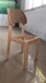 上海白坯实木餐椅A北欧椅子橡木餐厅椅扶手休闲白茬椅靠背椅子