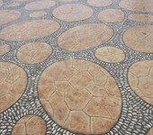 安徽铜陵彩色混凝土压模路面彩色压模地坪设计方