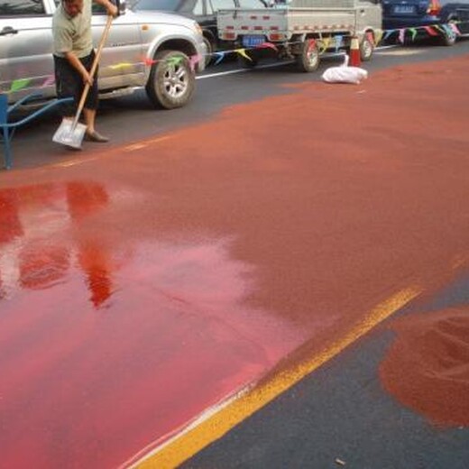 桂林彩色防滑路面报价彩色防滑路面施工公司