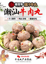 潮汕牛肉丸品牌_潮百年牛肉丸图片