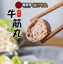 供应网红食品潮汕爆汁牛肉丸图片