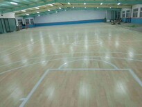 篮球体育馆实木木地板厂家质量好包施工图片3