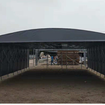 户外防消毒通道帐篷房雨棚移动推拉车棚活动帐篷