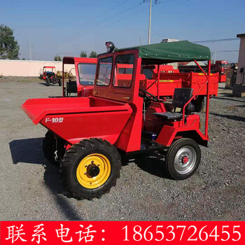 眉山柴油前翻車前卸式柴油翻斗車農(nóng)用四輪運(yùn)輸翻斗車型號(hào)