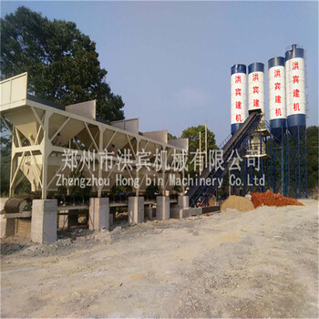 HZS90混凝土攪拌站全自動(dòng)一方半（1.5）主機(jī)砼攪拌站