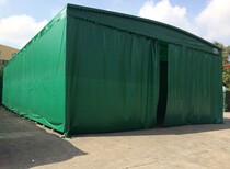 西安生产汽车帐篷固定帆布棚移动雨篷工地雨棚图片1