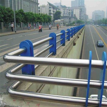不锈钢复合管景观栏杆河道护栏桥梁河道防撞护栏生产定制厂家