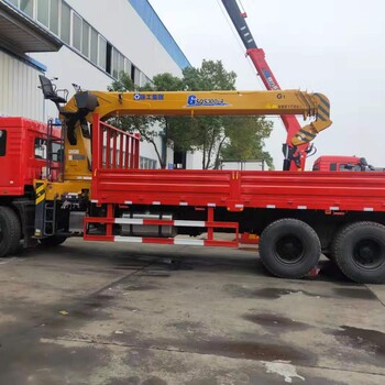 東風(fēng)暢行后雙橋240馬力徐工12噸G臂隨車吊