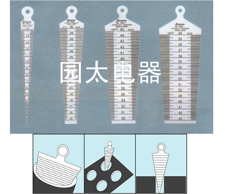 日本亲和（企鹅）SHINWA锥形间隙尺