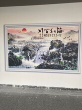深圳市江榕电视背景墙3d智能打印