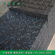 广州健身房炫彩橡胶地垫(WH-DD1001)文昊体育橡胶地垫厂家图片