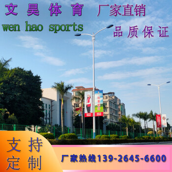廣州市道路照明燈桿生產廠家，城鎮(zhèn)熱鍍鋅路燈桿價格