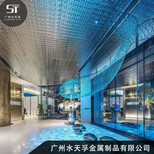 广州水天孚时尚金属墙面装饰材料镜面不锈钢水波纹图片2