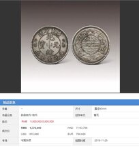 广东省造双龙寿字币鉴定真假,双龙寿字币私下收购价格,拍卖价格图片