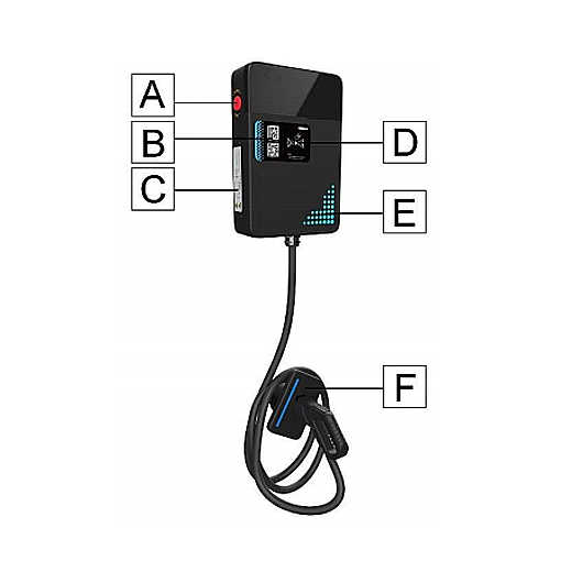 AEV-DA060SLA安科瑞60kW汽車充電樁高壓版雙槍切換戶外一體充電機(jī)