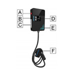 AEV-DA060SLA安科瑞60kW汽车充电桩高压版双枪切换户外一体充电机