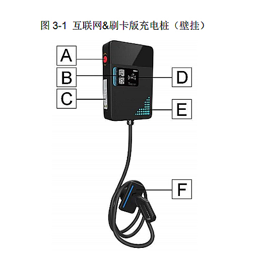 汽車交流充電樁安科瑞AEV-AC007D支持掃碼刷卡支付標(biāo)配4G無線通訊