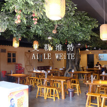 景区酒店别墅农庄乡村改造复古稻草外墙涂料图片