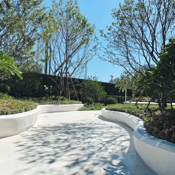 現(xiàn)澆水磨石花壇樹(shù)池圍椅商場(chǎng)坐凳靠椅覆蓋休閑大理石座椅預(yù)制