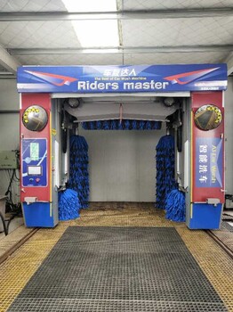 青島日森全自動無人值守智能掃碼帶吹干智能洗車機(jī)