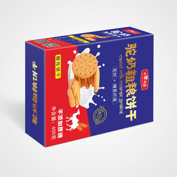 駝奶粗糧餅干富含膳食纖維無蔗糖餅干廠家批發(fā)