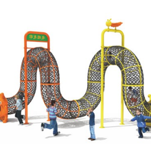 早教中心幼儿园户外拓展体能训练儿童圆形爬网钻网网绳架攀爬架
