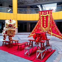 南京板凳舞狮