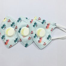 3D儿童卡通口罩水刺布印花无纺布一次性民用口罩图片