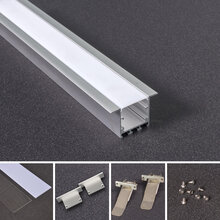 嵌入式办公简约led硬灯条外壳佛山厂家直销led吊线灯外壳图片