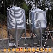 山东青州全自动养殖镀锌料塔设备包括冲孔成型机设备