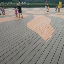 南通热门140*25圆孔塑木地板图片