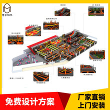 淘气堡儿童乐园蹦床室内蹦床公园蹦床设备厂家图片