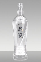 广东晶白酒瓶订做价格图片